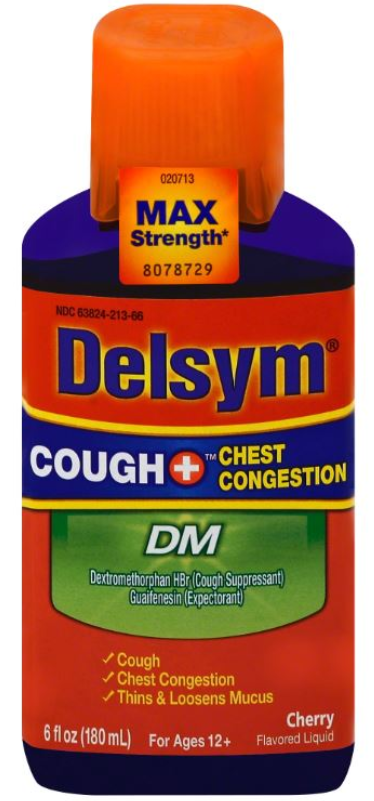 DELSYM® COUGH+® Chest Congestion DM - Cherry
